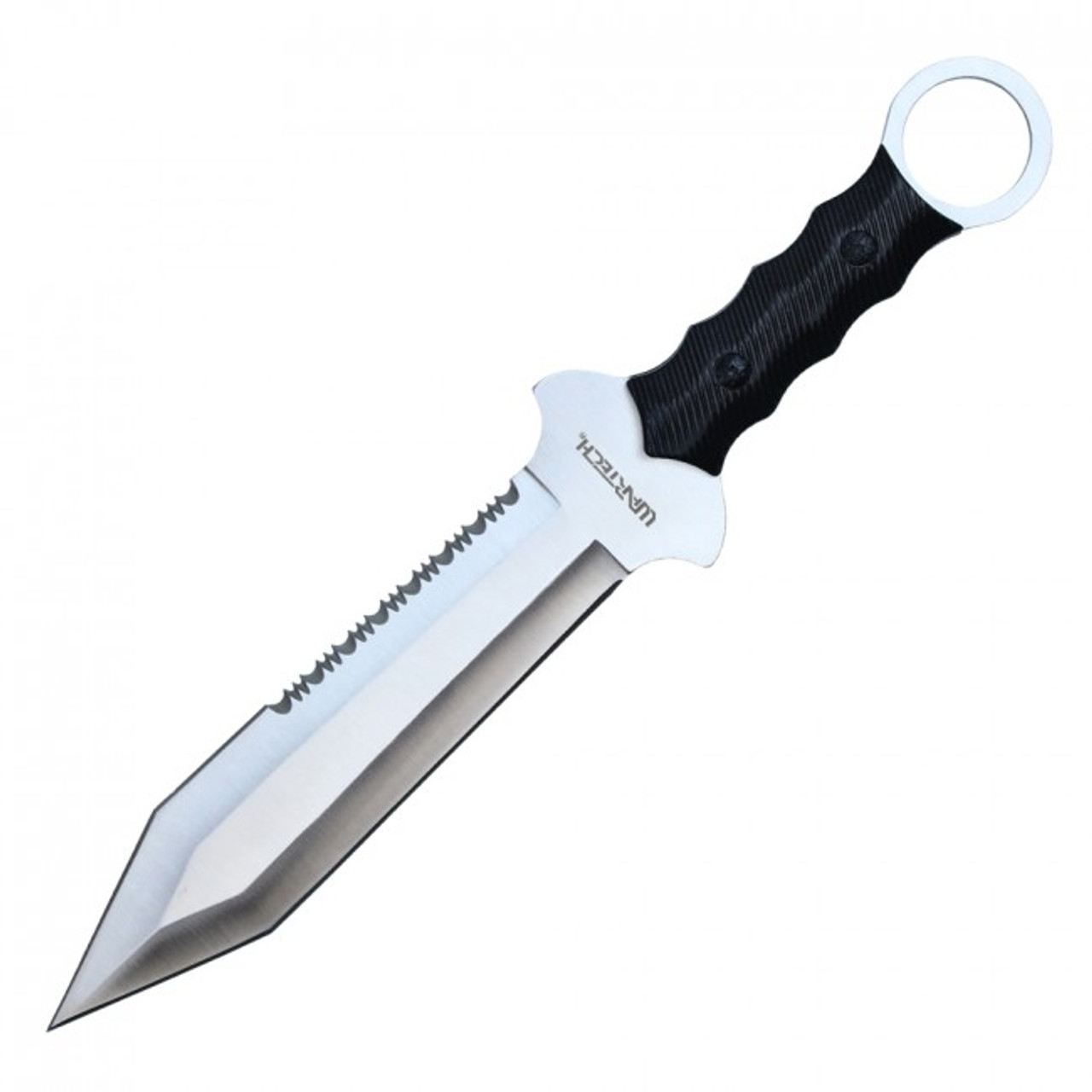 12” SPARTAIN FIXED BLADE KNIFE - SILVER