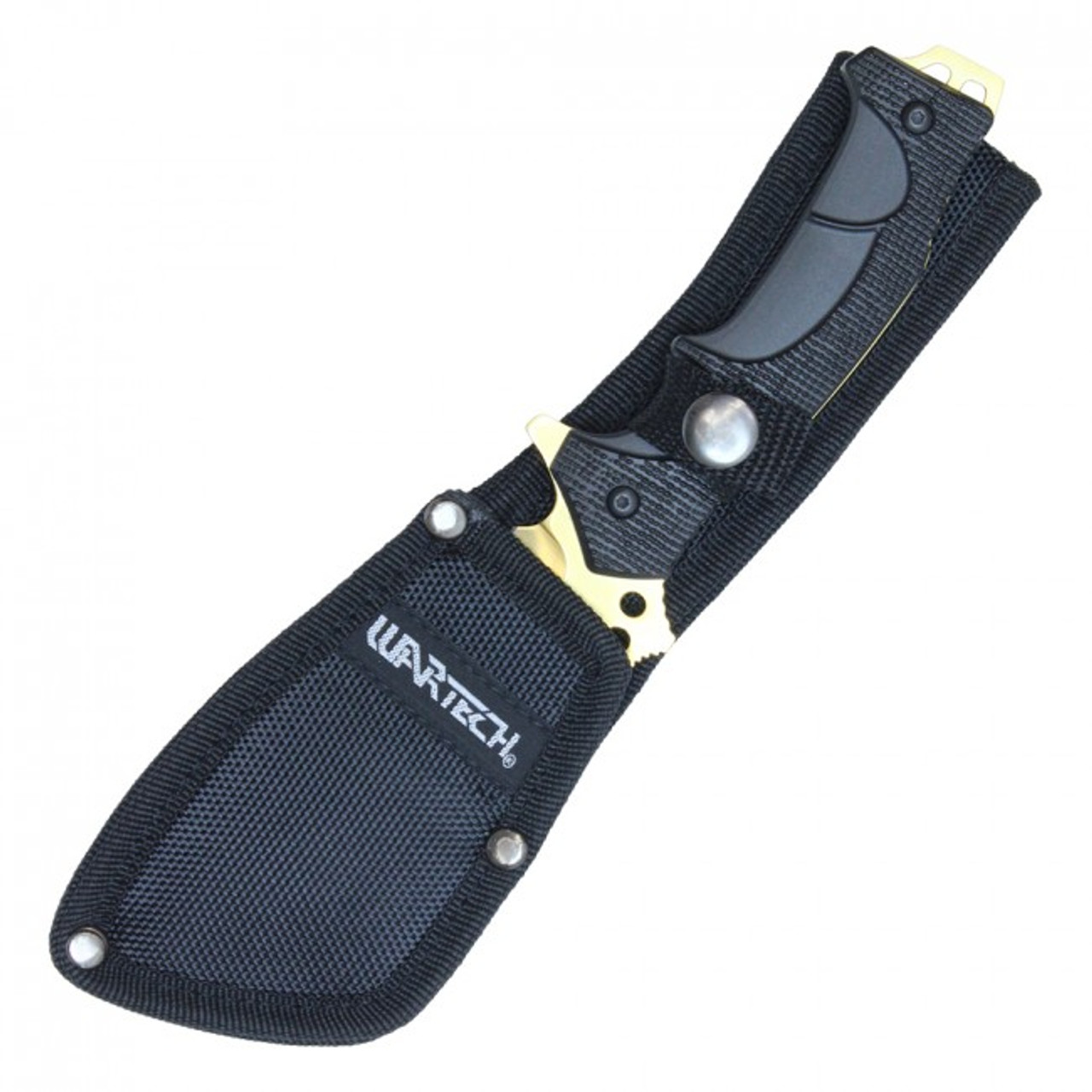 9 1/2” FIXED BLADE HUNTING KNIFE - GOLD