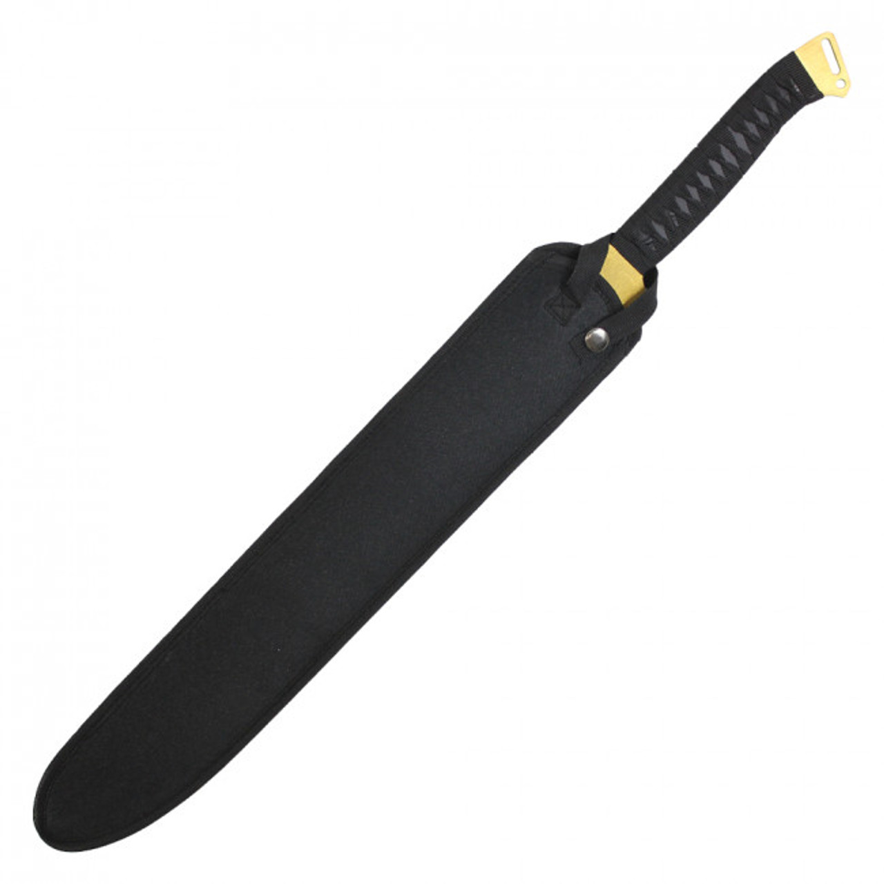 27" Gold Single Full Tang Blade Ninja Sword Machete