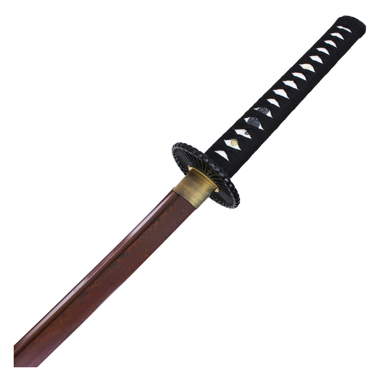 41“ DAMACUS SHARP Blade Katana Handmade Samurai Sword w/ Crane Tsuba