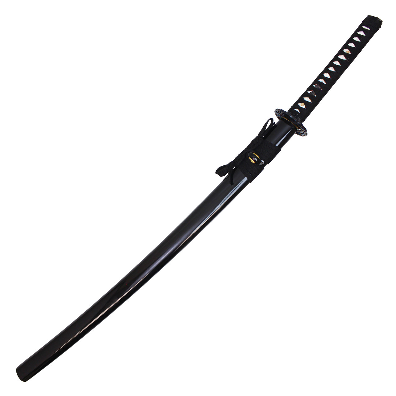 41“ DAMACUS SHARP Blade Katana Handmade Samurai Sword w/ Crane Tsuba - Red