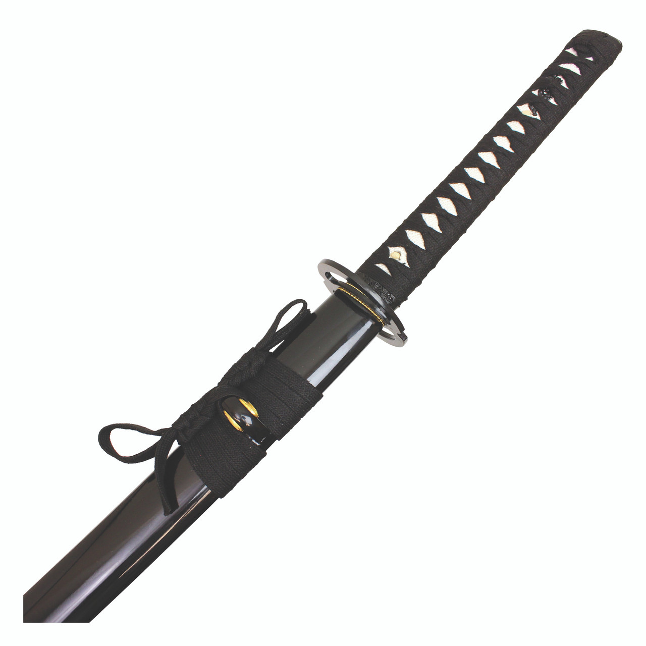 41“ SHARP Blade Katana Handmade Samurai Sword w/ Musashi Tsuba & Scab - Green