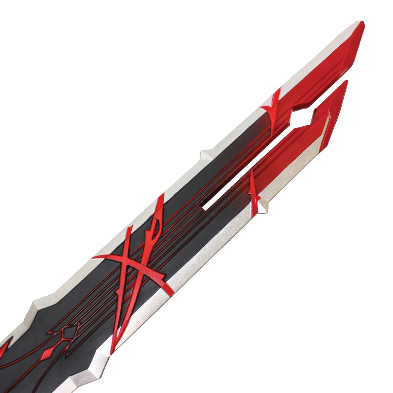 41" Cosplay Fantasy Foam Black/Red Sword