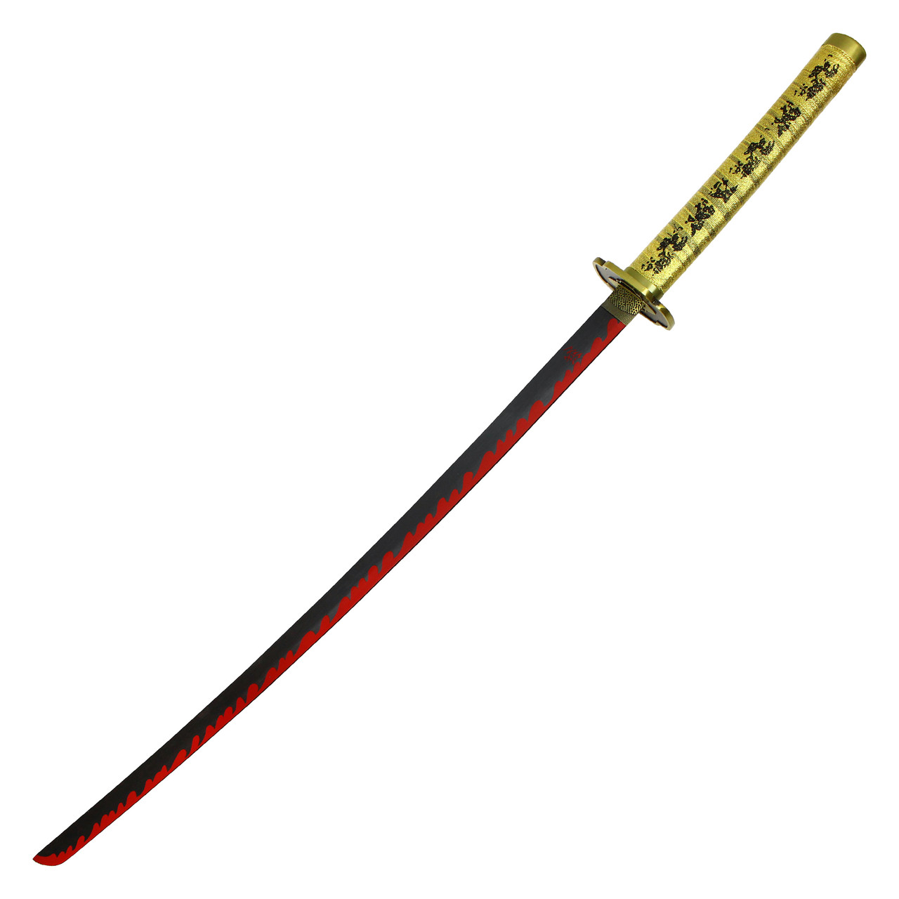 Anime Bankai Katana Sword - Red/Black Handle