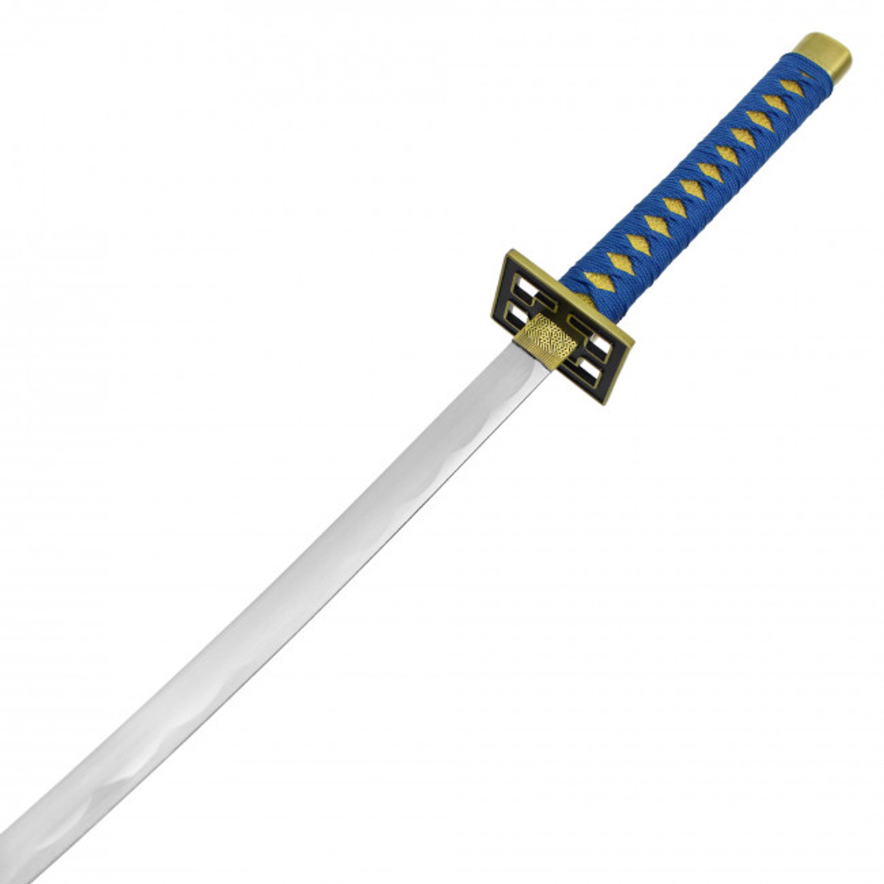 38" Sword w/ Blue Hilt Handle and Blue Saya