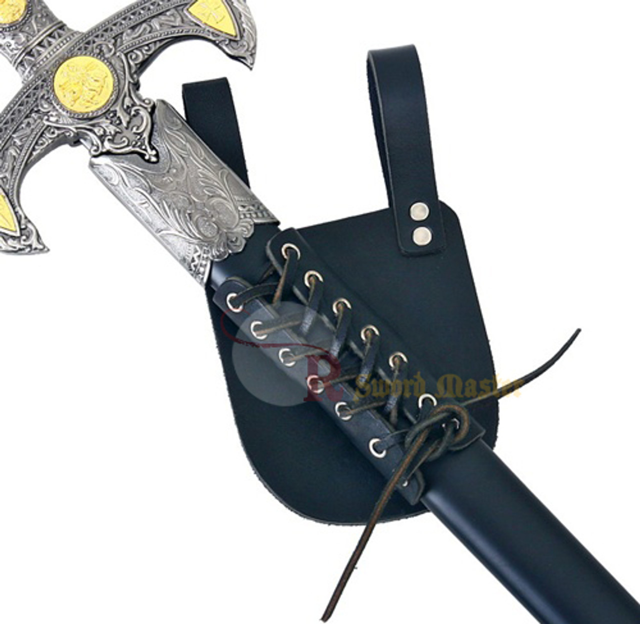 Leather Medieval Knight's Templar Sword Frog