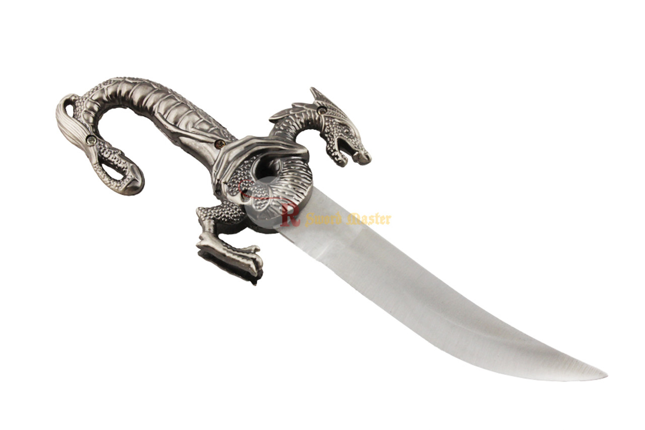 Fighting Dragon Fantasy Dagger Knife Red (Small Edition)