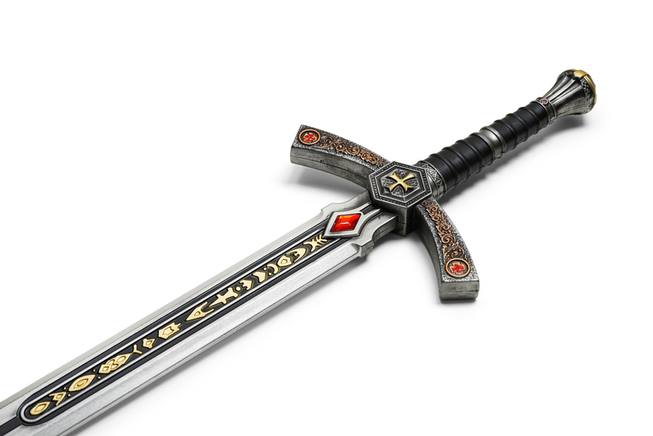 35.5" Jeweled Crusader Sword