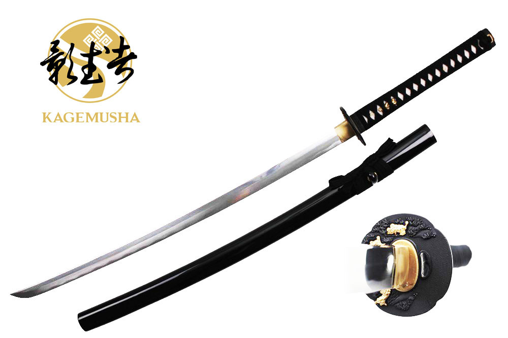 Shinya Kobataページ Kagemusha Full Tang 1060 Carbon Steel Japanese Katana Sword with