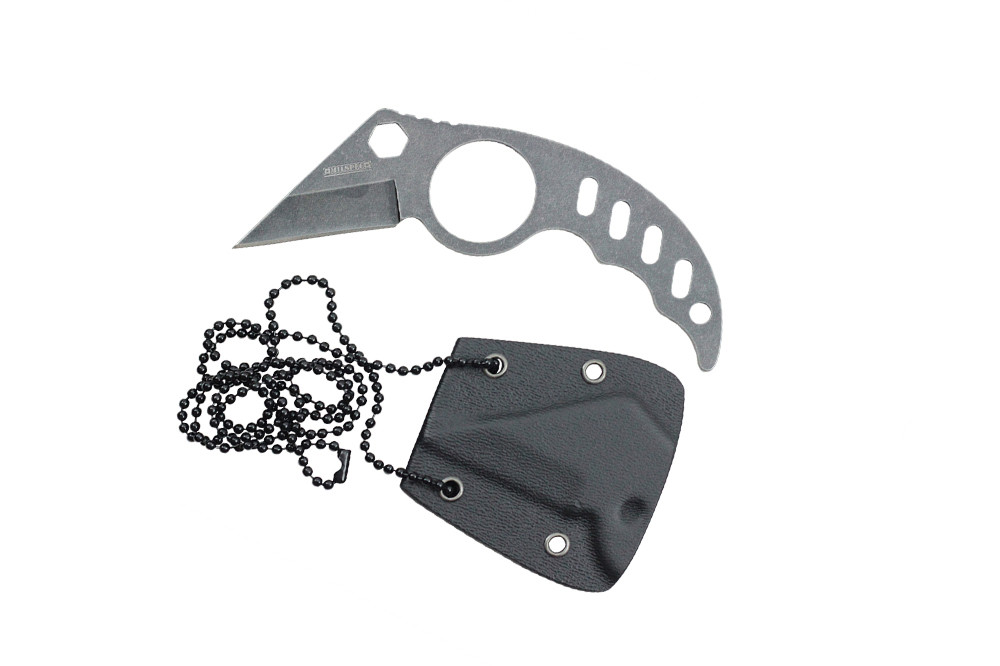 Karambit Tactical Knife Washed Necklace Knife with K Sheath - Main Image