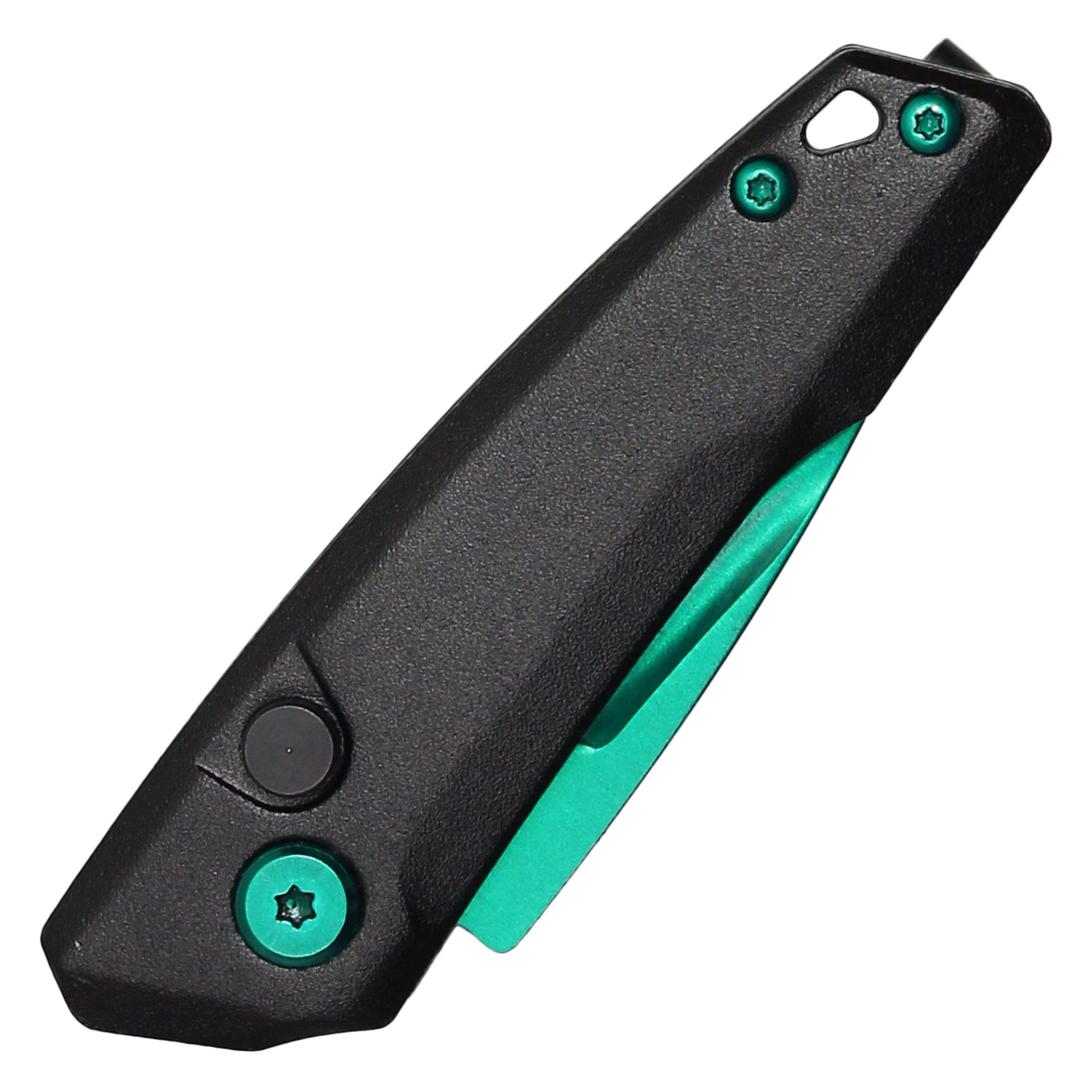 5" Atomic Push Button Knife - Green