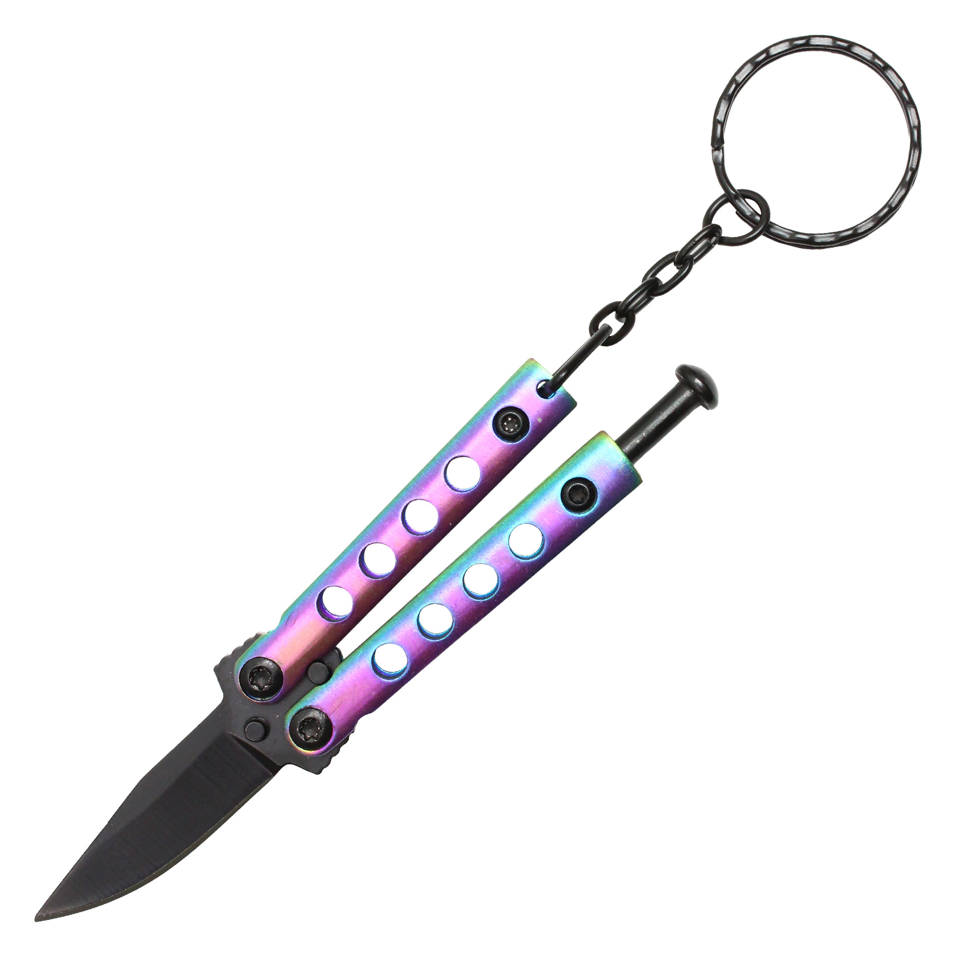 Micro Butterfly Knife - Rainbow