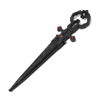 Ace Martial Arts Dark Assassin Dagger With Sheath - Double Edged