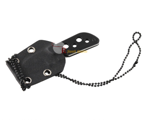Tactical Tanto Full Tang Emergency Survival Necklace Knife