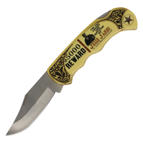 JESSE JAMES MEMORABILIA KNIFE - YC302JJ