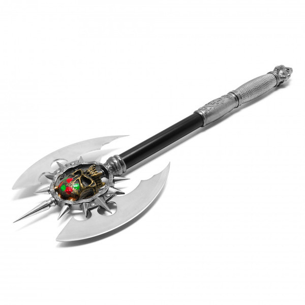 25.5" Spiked Skull War Axe