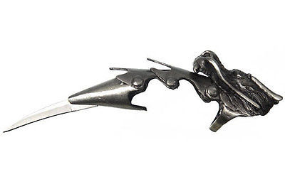 Iron Reaver Dragon Claw Finger Armor w/ Blade & Knife