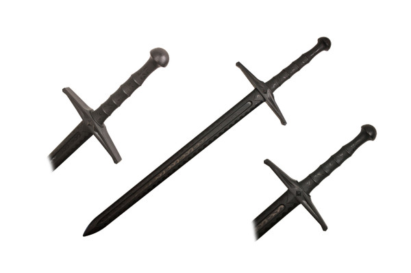 41 1/4" Polypropylene Medieval Black Sword