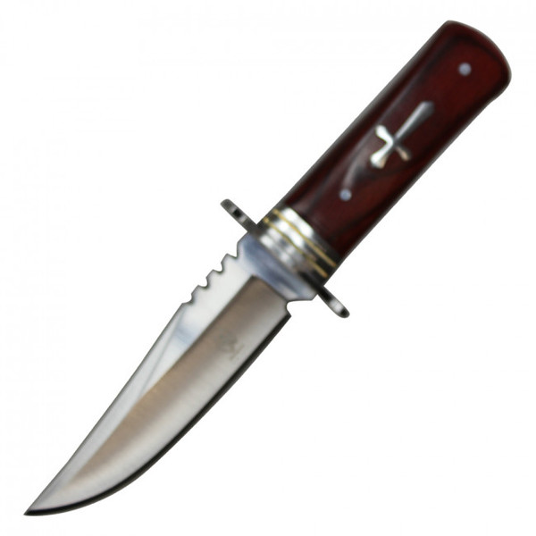 8 Inch Drop Point Hunting Knife with Sheath - Full Tang Fixed Blade Drop Point Knife - Skinning Hunting Knife