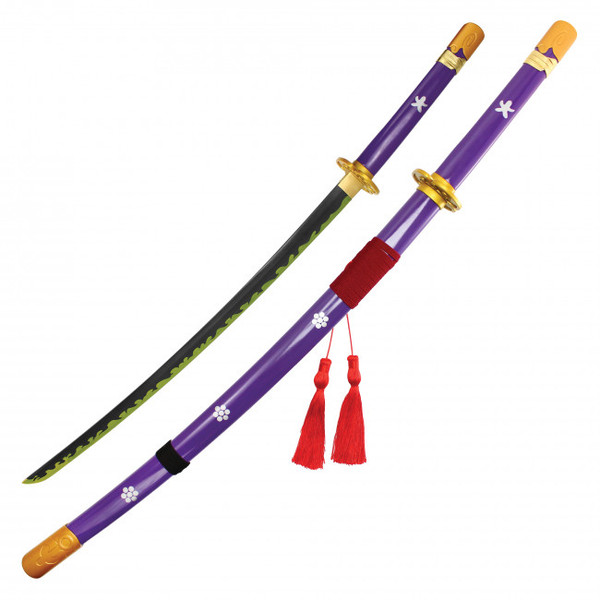 41" 1045 Steel Handmade Purple Sword w/ Scabbard