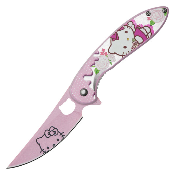 8" Pink Hello Kitty Pocket Knife