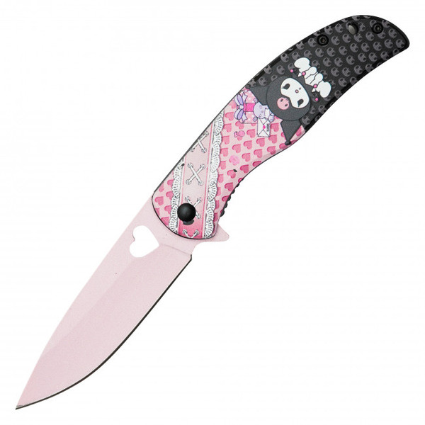 8.25" Pink Kuromi Pocket Knife