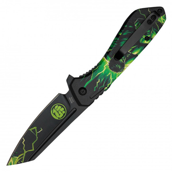 8" Green Rage Pocket Knife