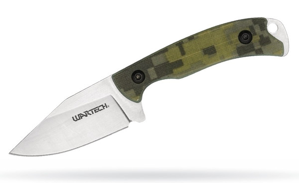 5" Green Camo Neck Knife