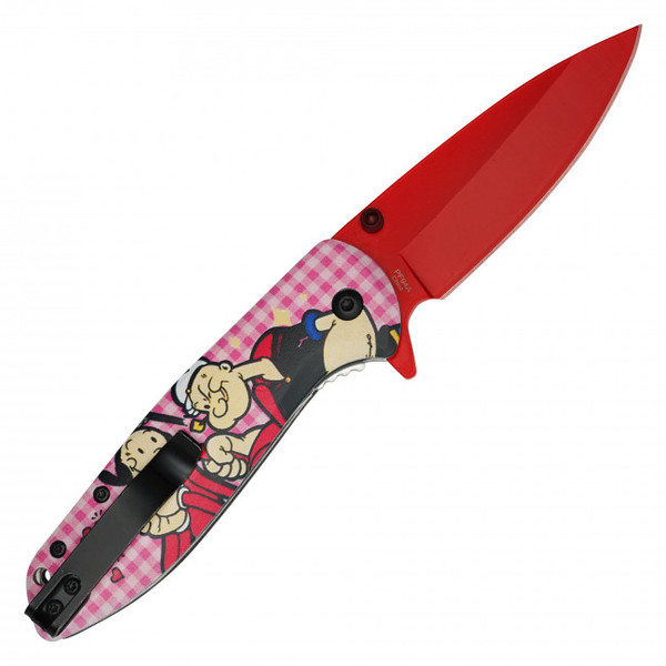 7.5" Popeye Love Pocket Knife 7.5" Popeye Love Pocket Knife