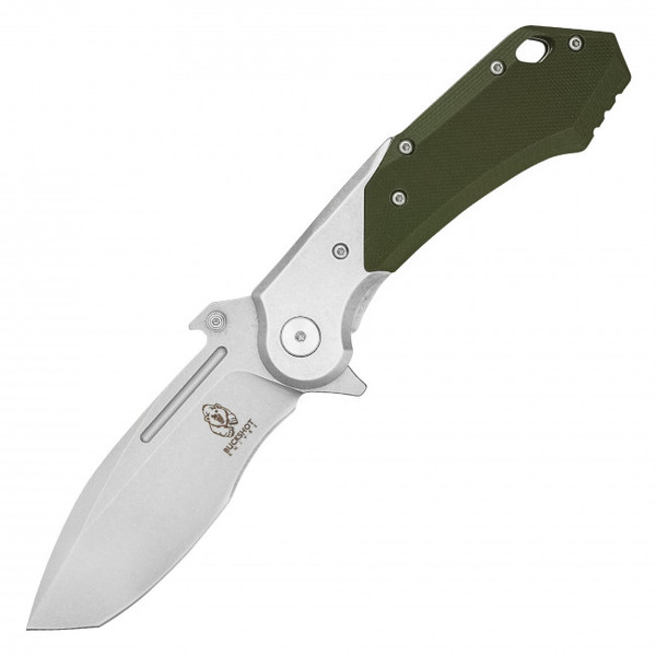 8.25" Green D2 Pocket Knife