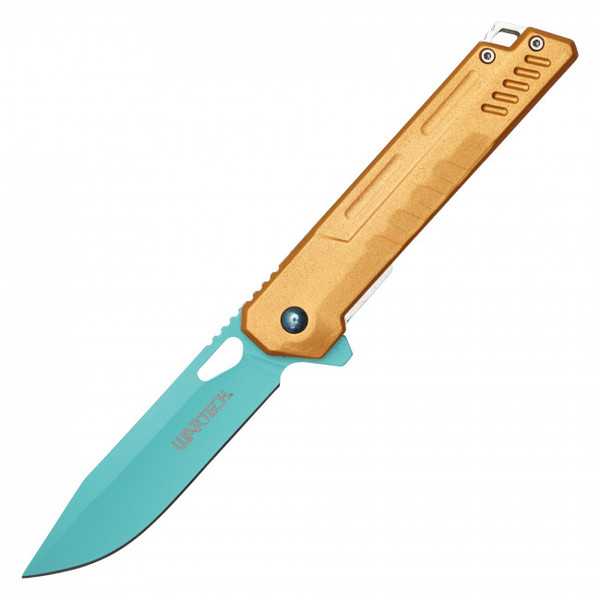 7.75" Blue & Gold Pocket Knife
