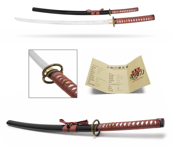 40.5" Brown Carbon Steel Katana