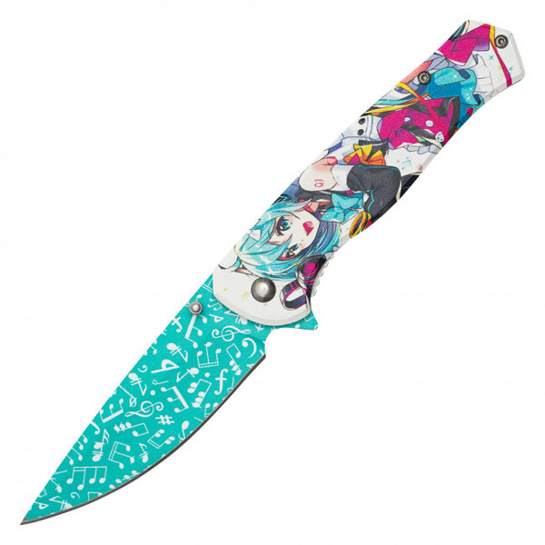 8" Anime Dancer Pocket Knife