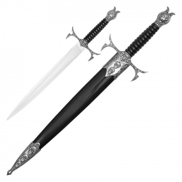 12.75" Medieval Skull Dagger