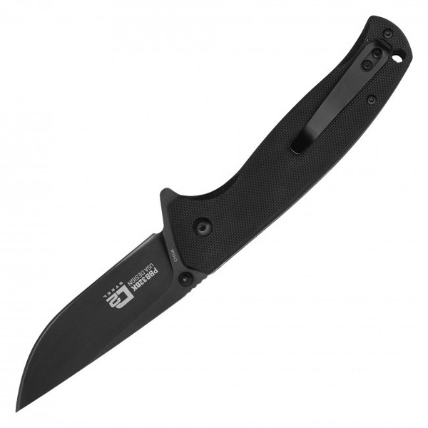 7.75" Black D2 Pocket Knife