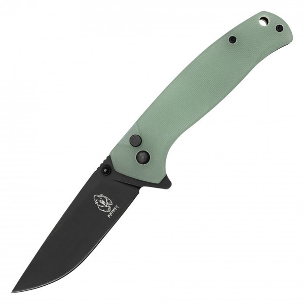 7.75" Jade D2 Pocket Knife