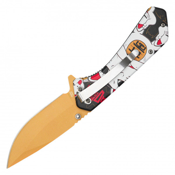7.75" Lucky Cat Pocket Knife