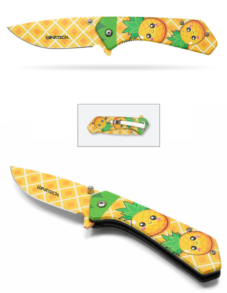 7.75" Sweet Pineapple Pocket Knife