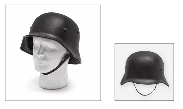10.5" x 9.75" Black German Stahlhelm