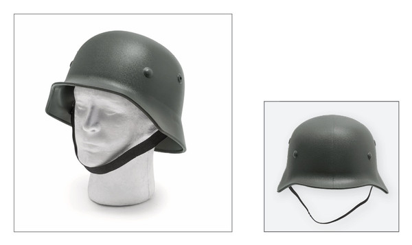 10.5" x 9.75" Green German Stahlhelm