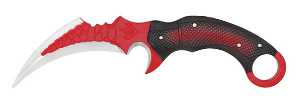 13" Fiery Owl Karambit Knife