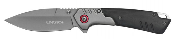 2-Tone Black Wood Pocket Knife