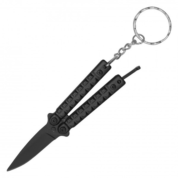 3.75" Black Butterfly Knife