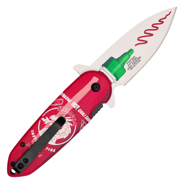 7.25" Wartech Sriracha Pocket Knife