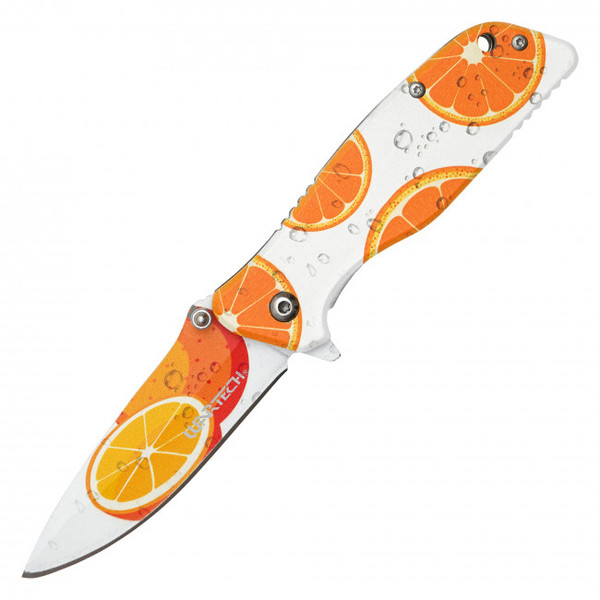 7" Orange Slice Pocket Knife