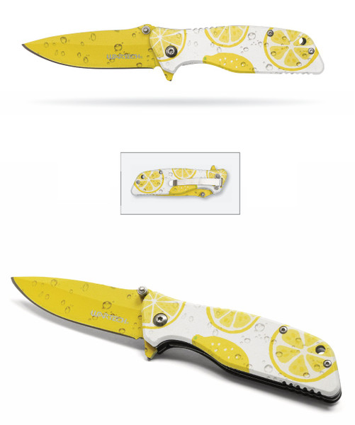 7" Lemon Twist Pocket Knife