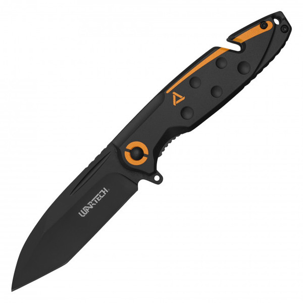 7" Black & Orange Pocket Knife