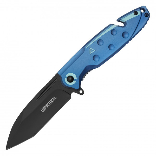 8" Blue & Black Pocket Knife