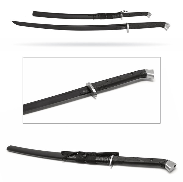 37.5" Black Tactical Katana