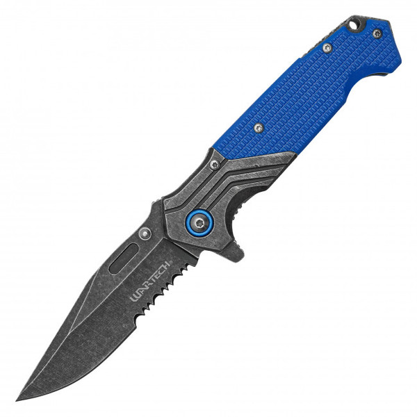 7.75" Tactical Blue Pocket Knife